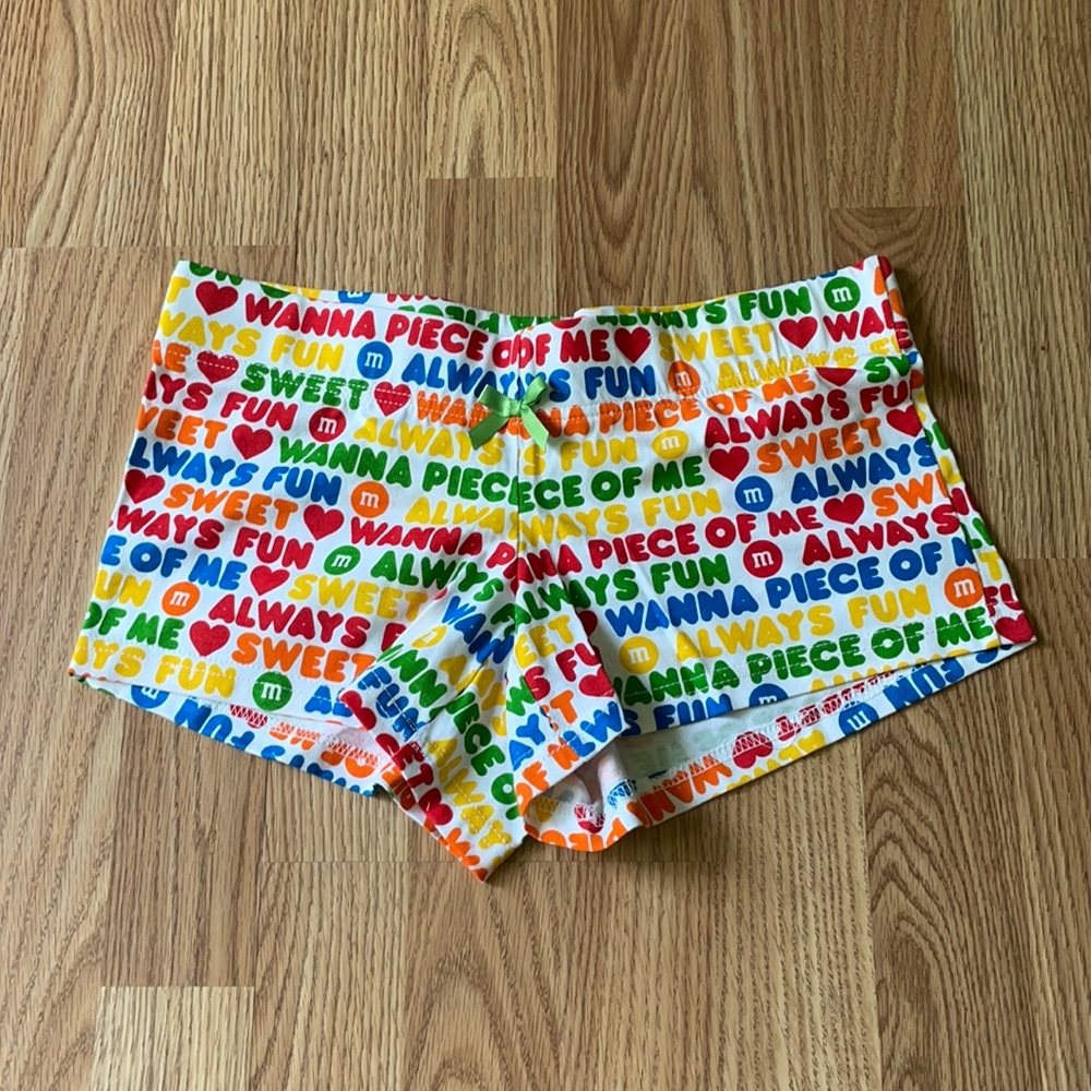 M&M lounge pajama shorts
